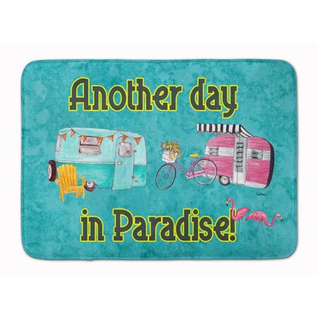 Carolines Treasures Another Day in Paradise Machine Washable Memory Foam Mat 8758RUG